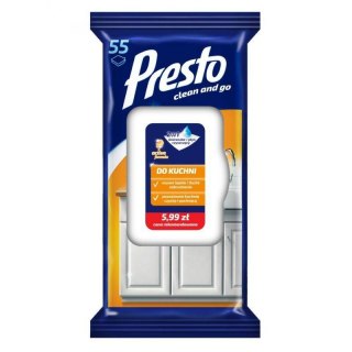 Presto Active Formula Ściereczki do Kuchni 55 szt.