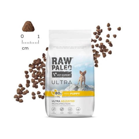 VetExpert Raw Paleo Ultra Indyk Mini Puppy 8kg (WYPRZEDAŻ)