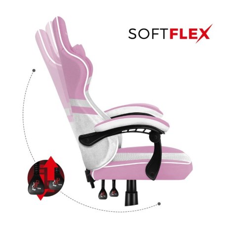 Fotel gamingowy Huzaro Force 4.4 Pink Mesh (WYPRZEDAŻ)