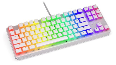 Klawiatura gamingowa ENDORFY Thock TKL Pudding Onyx White Red RGB