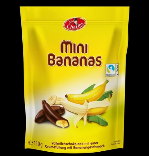 SirCharles Mini Schokobananen Pianki Bananowe 110 g