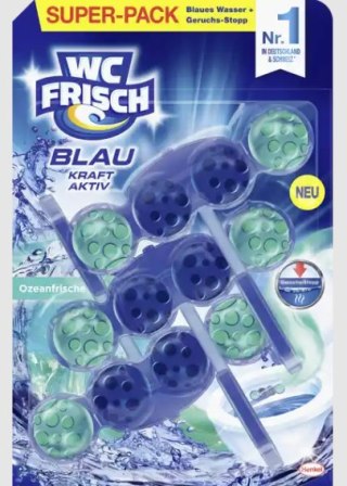WC Frisch Reiniger Blau Kraft-Aktiv 3 szt.