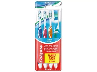 Colgate Triple Action Szczoteczka do Zębów 4 szt.