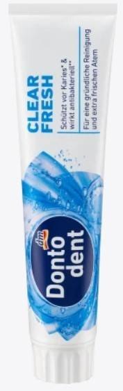 Dontodent Clear Fresh Pasta do Zębów 125 ml