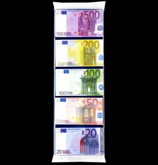 MaitreTruffout Banknoty EURO Czekolada Mleczna 5x15g
