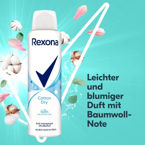 Rexona Cotton Dry Antitranspirant Spray 150 ml