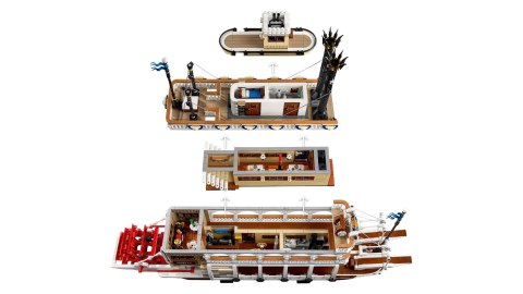 LEGO 21356 Ideas - Parowiec rzeczny
