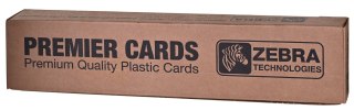Karty plastikowe Zebra PVC Premier białe 0,762mm 500szt 104523-111